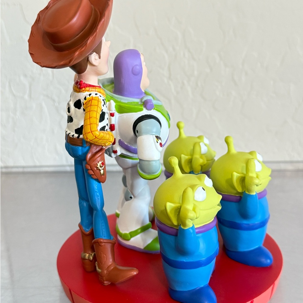 Precious Moments Disney We Look Up To You Toy Story Woody Buzz & Martians 191701 - Picture 11 of 16